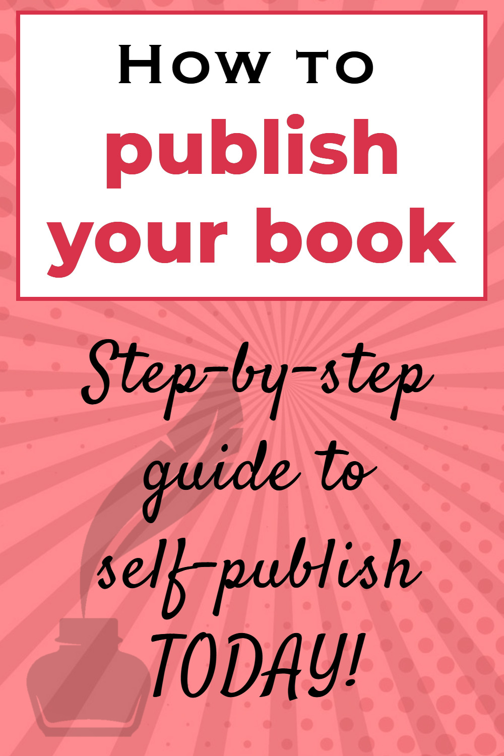 How to SelfPublish a Book step by step guide Byrd Nash Official
